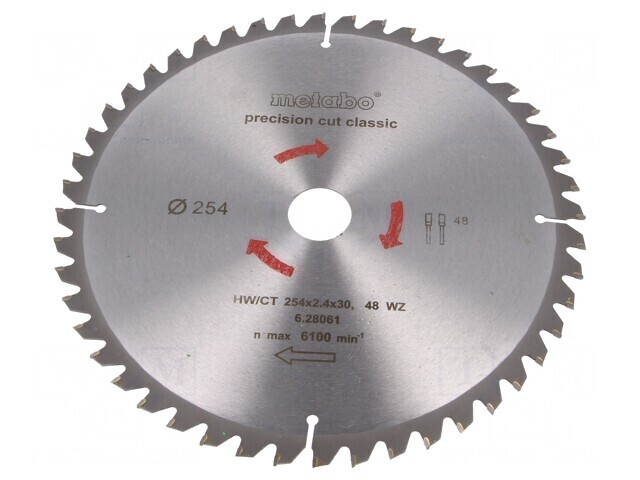 Disc Ferastrau Circular 254mm 48 Dinti