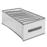 Organizator cu 12 Compartimente pentru Dulap, Alb și Gri, 44x25x17cm, CMCLASS