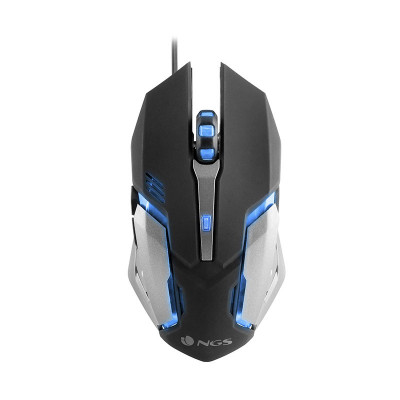 Mouse optic gaming NGS, USB, 800-2400 dpi, 6 butoane, iluminare LED foto