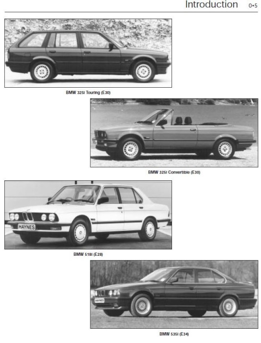Carte SERVICE si REPARATII BMW seria 3-5 (1983-1991) (E-book)