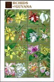 GUYANA 1990, Flora, serie neuzata, MNH, Nestampilat