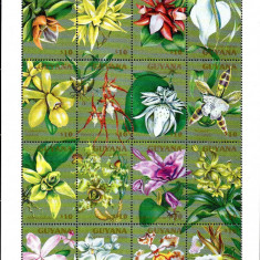 GUYANA 1990, Flora, serie neuzata, MNH