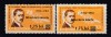 ROMANIA 1963 LP 567 a-50 ANI MOARTEA LUI VLAICU EROARE SUPRATIPAR DEPLASAT MNH, Nestampilat