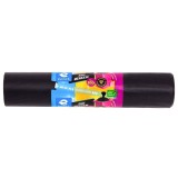 Saci menajeri / gunoi Epack, negru, 300L, 5 buc