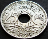Cumpara ieftin Moneda istorica 25 CENTIMES - FRANTA, anul 1933 * cod 2875 A = excelenta, Europa