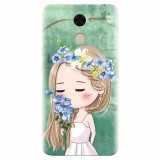 Husa silicon pentru Huawei Y7 Prime 2017, Girl