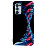 Husa compatibila cu Oppo A73 model Twisted glass, Silicon, TPU, Viceversa, Transparent, Carcasa