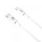 Cablu Date si Incarcare USB-C - Lightning XO Design NB-Q189B, 20W, 2m, Alb