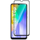 Folie sticla 6D compatibila cu Huawei Y6P - Margine Neagra, ALC MOBILE