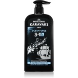 PAPOUTSANIS Karavaki Ocean Force gel de curatare 3 in 1 550 ml