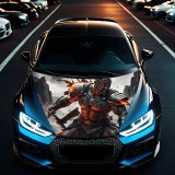 Folie Capota Auto &quot;Hood Art&quot; rezistenta la exterior, marime S (150 x 110cm) - Cod: AVX-CAPOTA-008S, AVEX