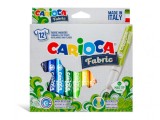 Carioca Fabric pentru textile,12 set