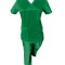 Costum Medical Pe Stil, Verde Conex cu Elastan, Model Classic - S, XS