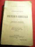 Ghe.Adamescu Contributii la Bibliografia Romaneasca 1923 vol.2 ,414 pag