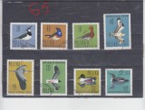 A12 S3 2 - Timbre foarte vechi - Polonia - pasari de balta, Fauna, Stampilat