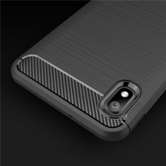Husa Pentru Samsung Galaxy A10, Carbon Design, Matrix, Negru foto