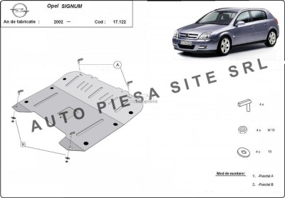 Scut metalic motor Opel Signum fabricat incepand cu 2002 APS-17,122 foto