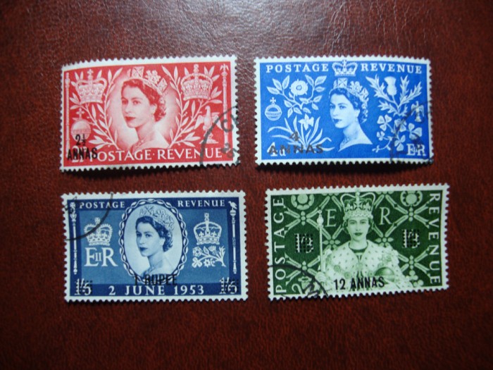MUSCAT 1953 SERIE INCORONAREA ELISABETA II