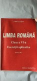 LIMBA ROMANA CLASA A VI A EXERCITII APLICATIVE PARTEA A II A , IONELA LEFTER , EDITURA ELECTUS