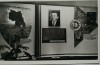 Fotografie proletcultistă panou Nicolae Ceaușescu, Alb-Negru, Romania de la 1950