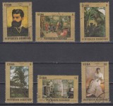 A12 S1 26 - Timbre foarte vechi - Cuba - tablouri celebre - 1976