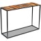 Gossi masa consola, 110x35x76 cm, lemn masiv reciclat