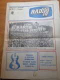 Revista radio tv 1 -7 martie 1970 - cerbul de aur