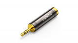 Adaptor UGREEN de la jack de 3,5 mm la mini-jack de 6,5 / 6,35 mm (gri)