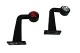 Lampa Gabarit LED Brat Inclinat 12-24V ALM, 17cm Lungime, 10cm Inaltime - Piese Auto, Camion, Remorca