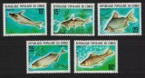 Congo 1977 - Pești, fauna, serie neuzata
