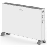 Convector electric Tesla PC302W, 2000 W, Termostat reglabil cu autoresetare, Protectie supraincalzire, Senzor pentru consum optimizat, Anti-rasturnare
