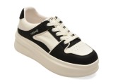 Cumpara ieftin Pantofi sport GRYXX alb-negru, 66182, din piele naturala