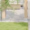 Baze st&acirc;lp pătrate 4 buc Argintiu 141x141 mm Oțel galvanizat