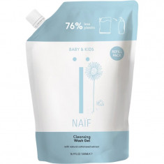 Naif Baby & Kids Cleansing Wash Gel gel pentru spălarea și curățarea copiilor și a bebelușilor rezervă 500 ml
