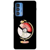 Husa compatibila cu Motorola Moto G71 5G model pokeglobe, Silicon, TPU, Viceversa, Transparent, Carcasa