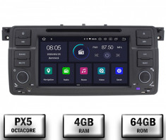 Navigatie BMW E46 M3, Android 10, Octacore PX5 4GB RAM + 64GB ROM cu DVD, 7 Inch - AD-BGWBMWE467P5 foto