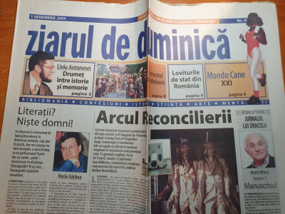 ziarul de duminica 5 noiembrie 2004-&amp;quot;istoria loviturilor de stat din romania&amp;quot; foto