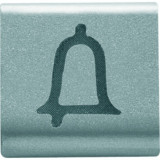 Placa pentru buton - 22X22mm - Sonerie Clopotel - TITANIUM - CHORUS