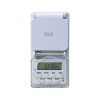 Priza programabila digital Well TIMER-DIG-02-WL, IP44, 16 A