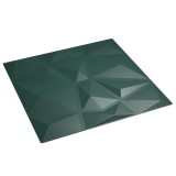 vidaXL Panouri de perete 24 pcs Verde 50 x 50 cm Spumă XPS 42046038