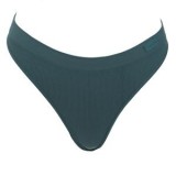 Chiloti String Seamless Ribbed, Petrol, pentru Femei, CMCLASS