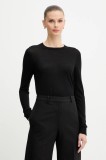 BOSS pulover de l&acirc;nă culoarea negru, light, 50544987