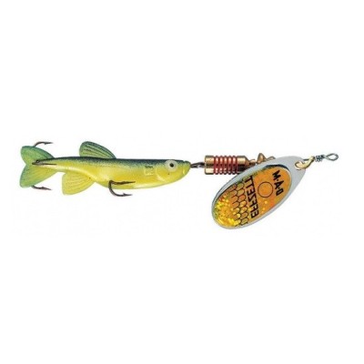 Lingura Rotativa 13gr DAM Effzett Minnow Yellow Black foto