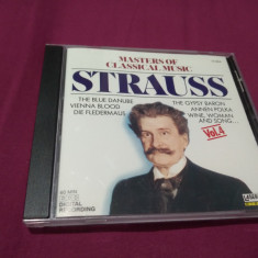 CD STRAUSS MASTERS OF CLASSICAL MUSIC VOL 4 ORIGINAL