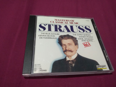 CD STRAUSS MASTERS OF CLASSICAL MUSIC VOL 4 ORIGINAL foto
