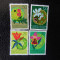 Serie timbre flora flori plante Lichtenstein nestampilate timbre filatelice