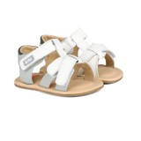 Sandale Baietei Bibi Afeto Albe/Gri 16 EU, Alb, BIBI Shoes
