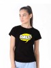 Tricou dama negru - Smile - L, THEICONIC