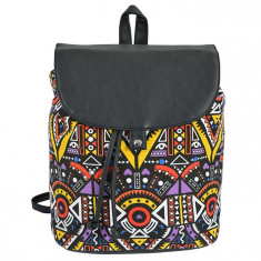 Ghiozdan tip rucsac Pigna Oxigen vintage tribal disco FYRS76229 foto