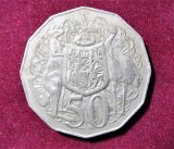 AUSTRALIA 1972 50 cents - Elizabeth II (290), Australia si Oceania, Cupru-Nichel